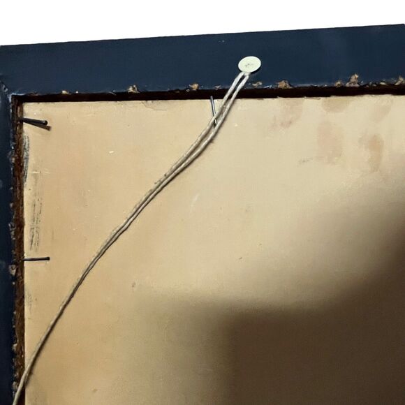 Paint By Numbers Boat and Beach Vintage Framed No Glass 50s 60s Retro Kitsch Art - Picture 14 of 16